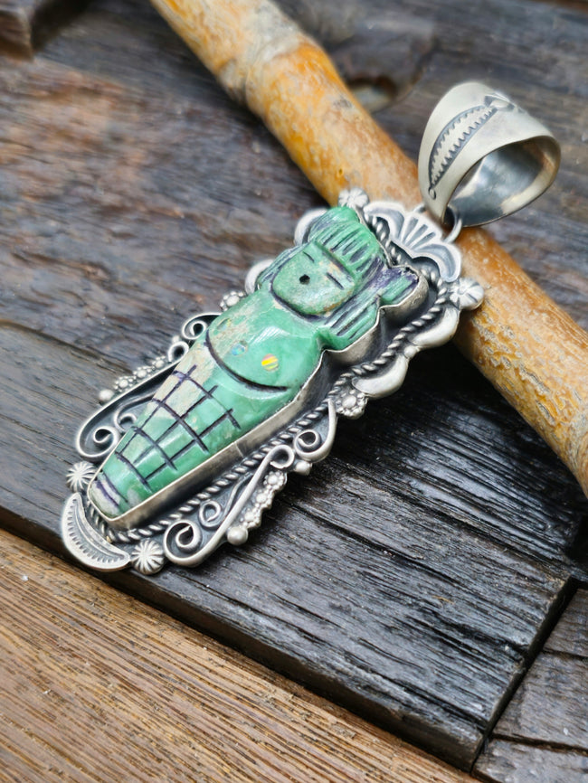Corn Maiden Pendant by Ronald Tom