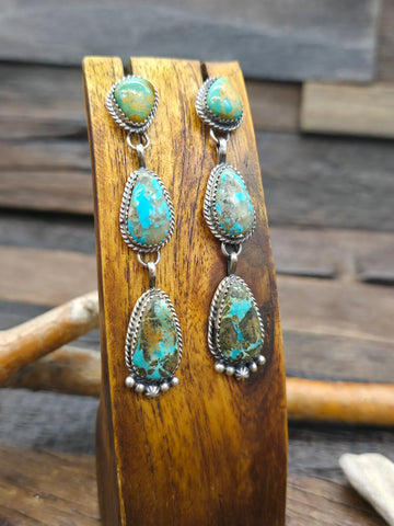 Art Earrings by Bill and Tracy Rabbit - Eagle Woman