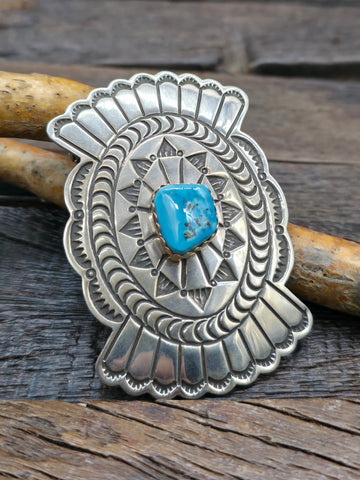 Four Piece Stamped Oxidized Sterling Silver Ranger Set