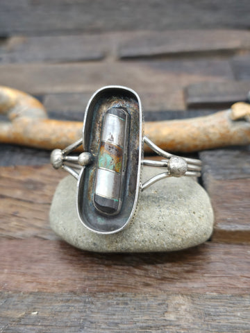 Sterling Silver Bead Bracelet - 7 in.