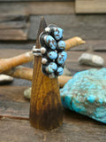 Chimney Butter Sterling Silver Golden Hill Turquoise Ring - Adjustable
