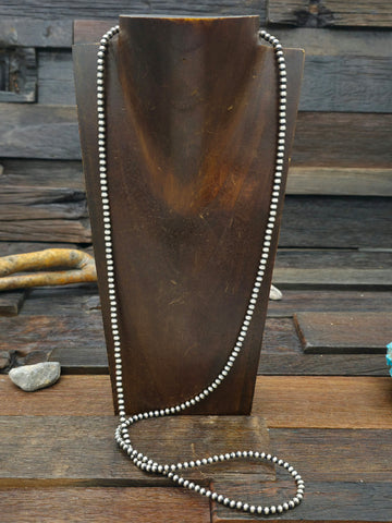 Spiny Oyster Bird Zuni Fetish Necklace by Neil Thomas - 28 in.