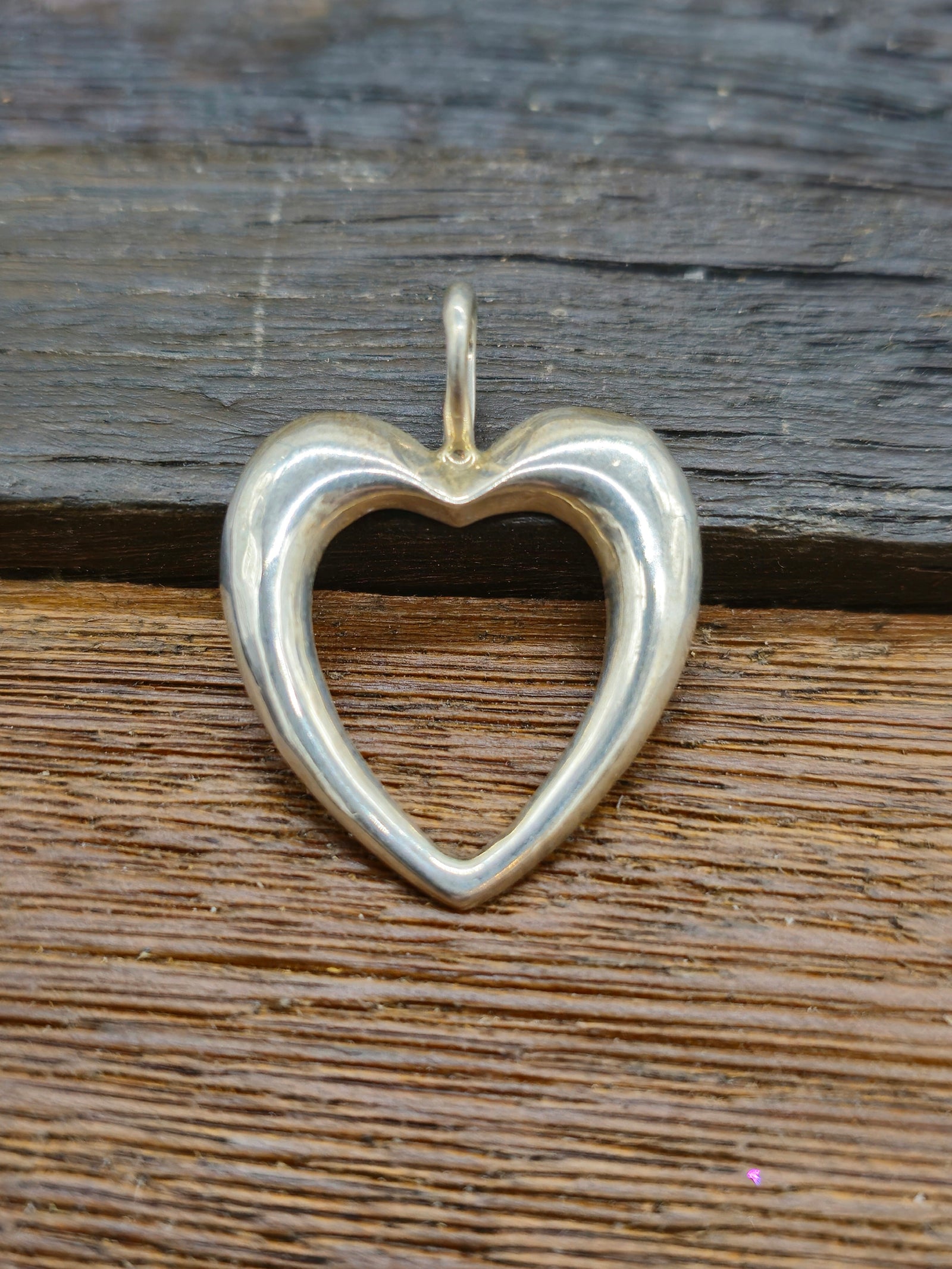 Sterling Silver Heart Pendant by Pauline Nelson