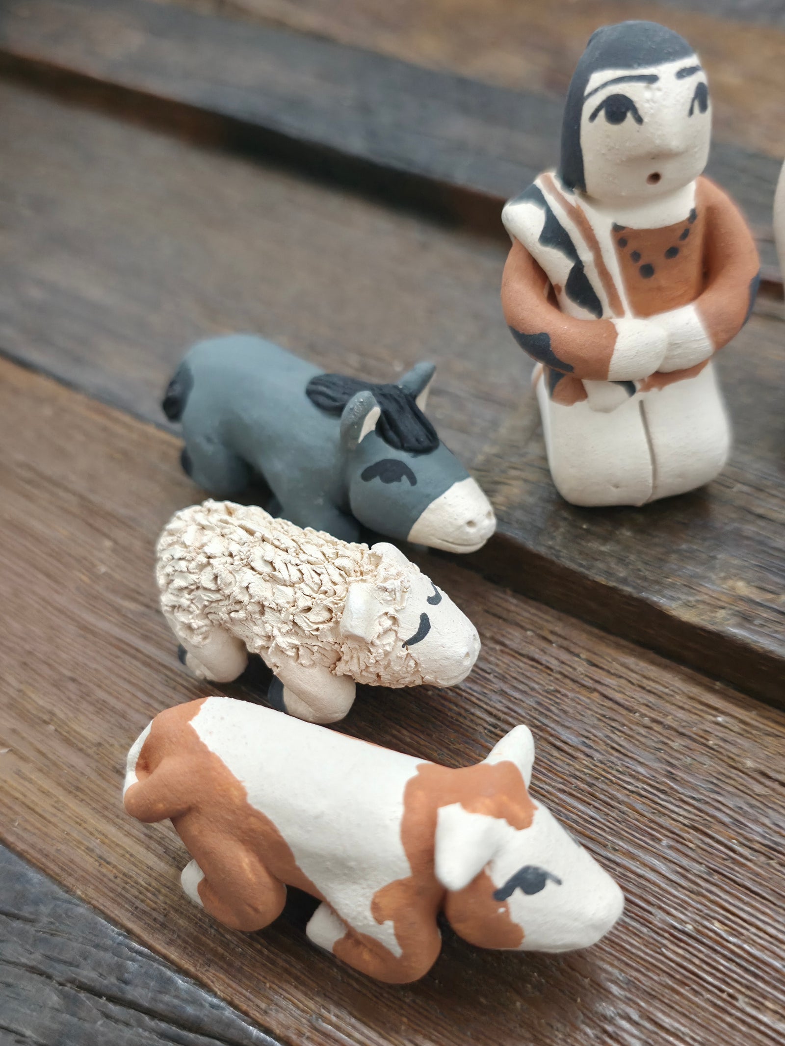 Storyteller Nativity Set by Angel and Ryland Bailon - 10 Pieces