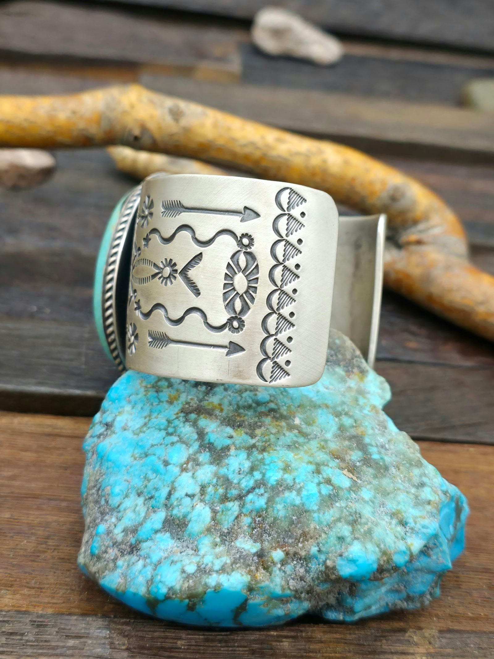 Ronald Tom Pilot Mountain Turquoise Bracelet