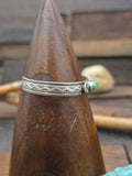 Five Stone Sonoran Turquoise Sterling Silver Cuff by Melvin Francis - 6 in. with Gap