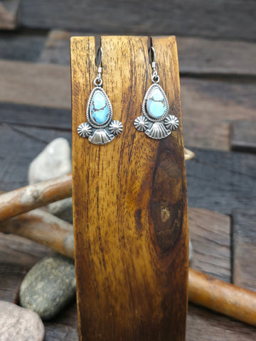 Sterling Silver Spiny Oyster Post Earrings - 3/8 in. Diameter