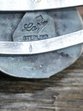 Brushed Sterling Silver and Royston Turquoise Cuff by LaRose Ganadanegro - 6 1/2 in.