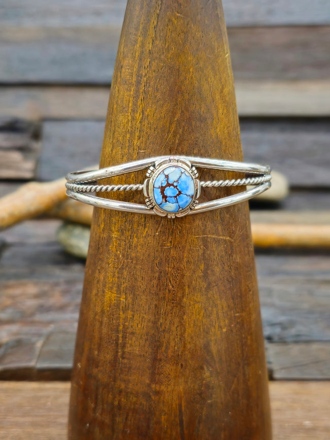 Sterling Silver Golden Hill Turquoise Bracelet - 6 1/2 in.