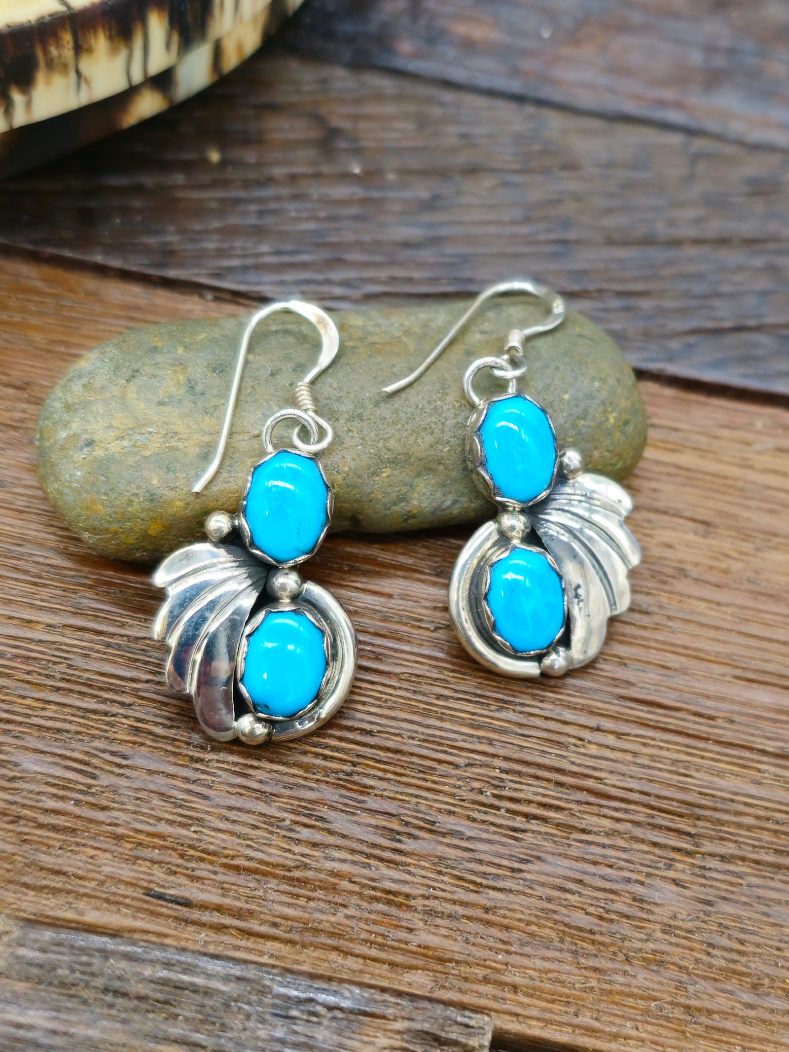 Squash Blossom Necklace and Earring Set by Pearlene Spencer - 22 in.
