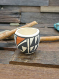 Mini Handmade Acoma Pot by Joyce Lucero - 1 1/2 in. by 1 1/2 in. by 1 1/2 in.