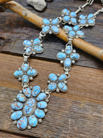 Three-Stone Golden Hill Bracelet by Nila Johnson