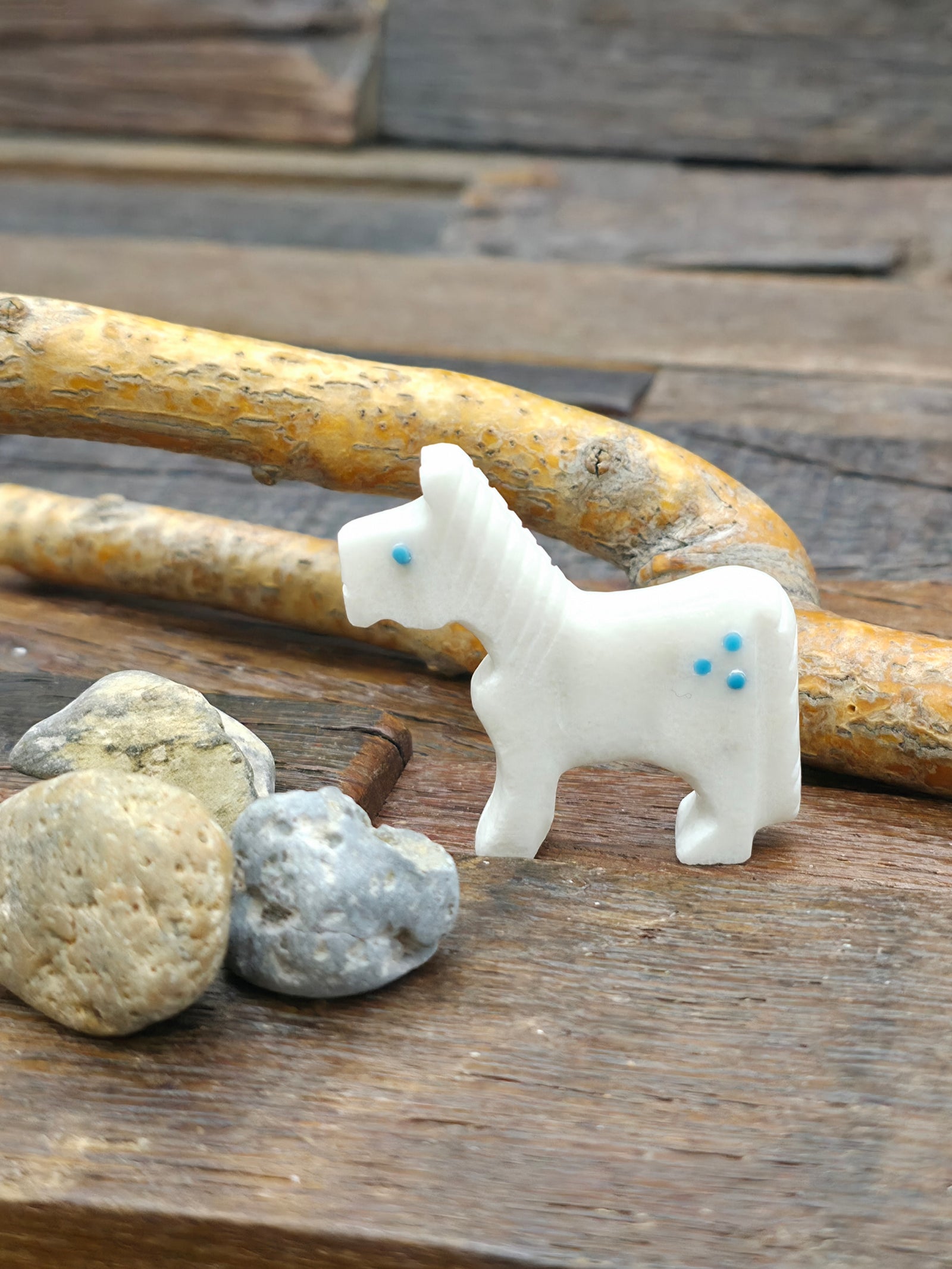 Hand Carved Horse Fetish by Todd Etsate