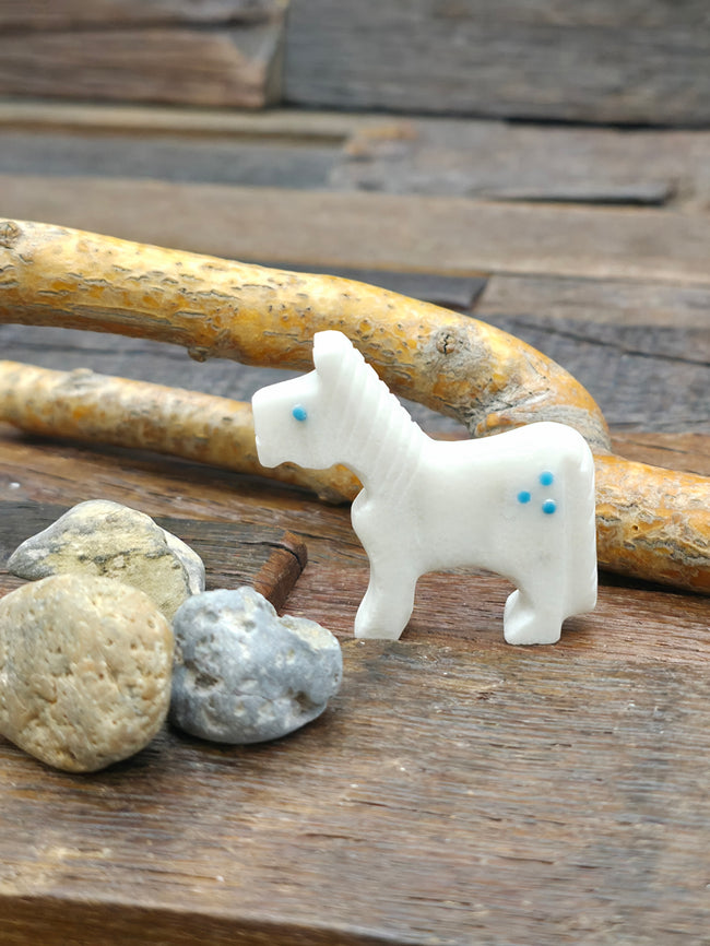 Hand Carved Horse Fetish by Todd Etsate