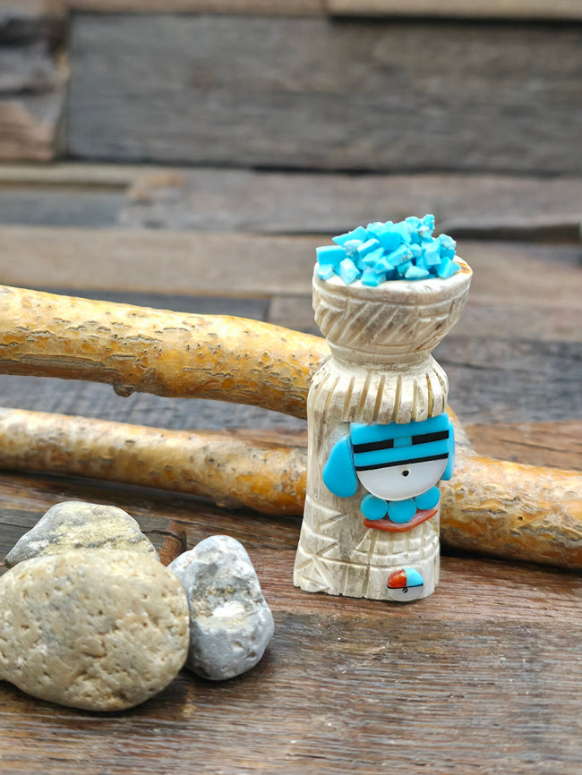 Hand Carved Maiden Fetish by Amory Secilion