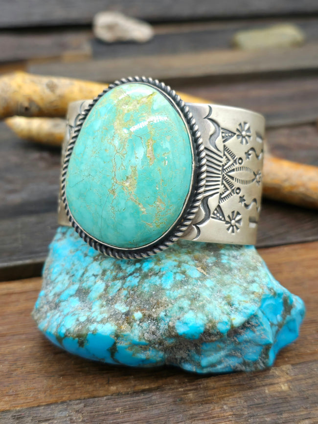 Ronald Tom Pilot Mountain Turquoise Bracelet