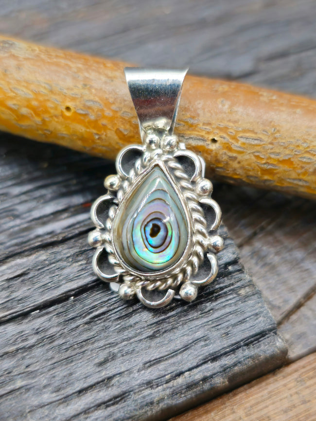 Abalone Shell Pendant by Prescilla Smith