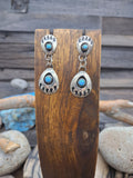 Janice Spencer Larger Lower Bear Paw Shadowbox Earrings