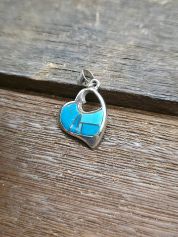 Sterling Silver Turquoise Ring by Mike Calladitto - Size 7