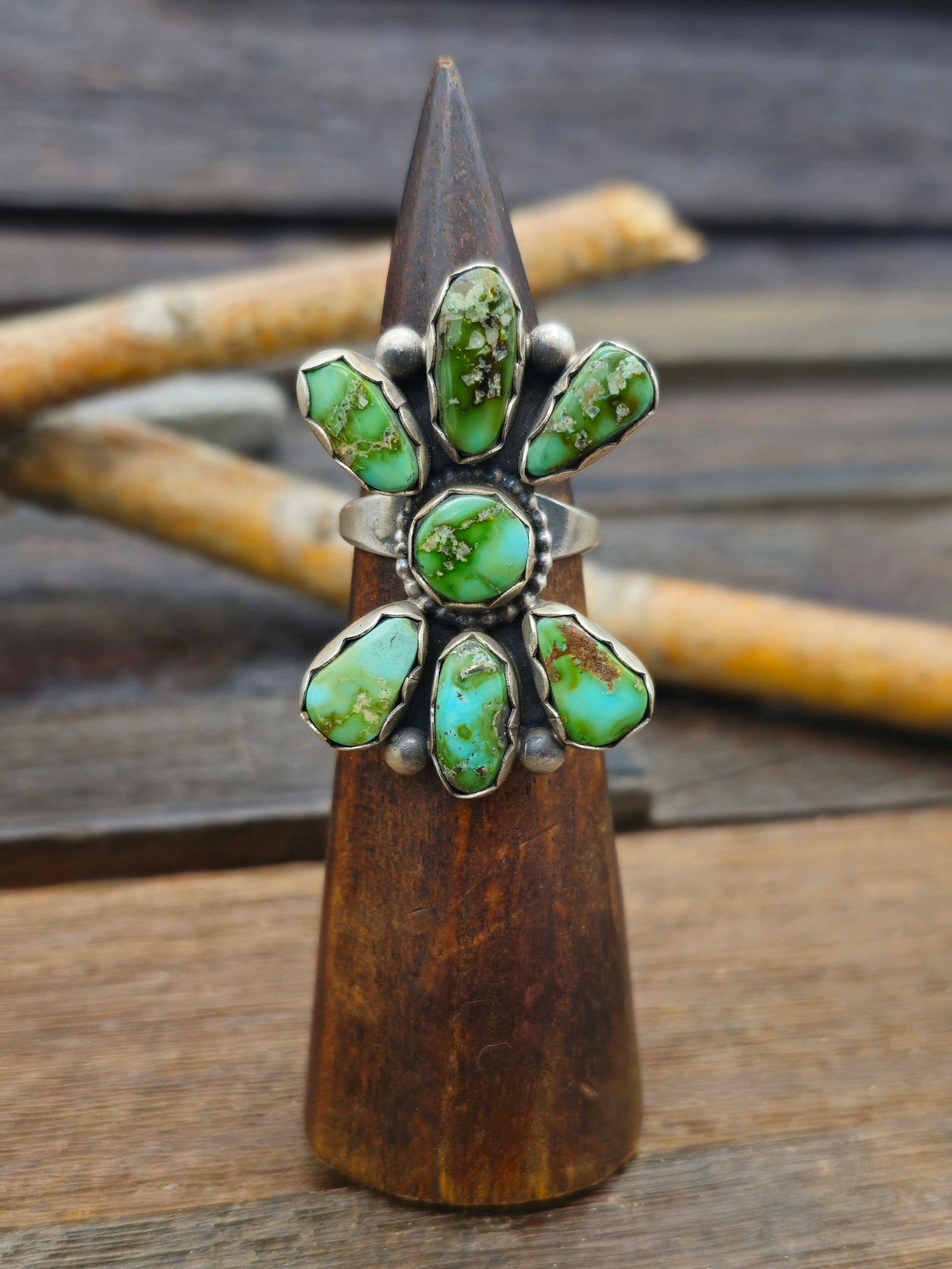 Sterling Silver Sonoran Cluster Ring - Size 10 1/2