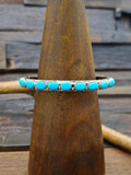 Sterling Silver Turquoise Cuff - 7 1/4 in