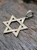 Sterling Silver Star of David Pendant