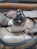 Sterling Silver Starshot Band Ring Size 5 1/2 by Richard Jim