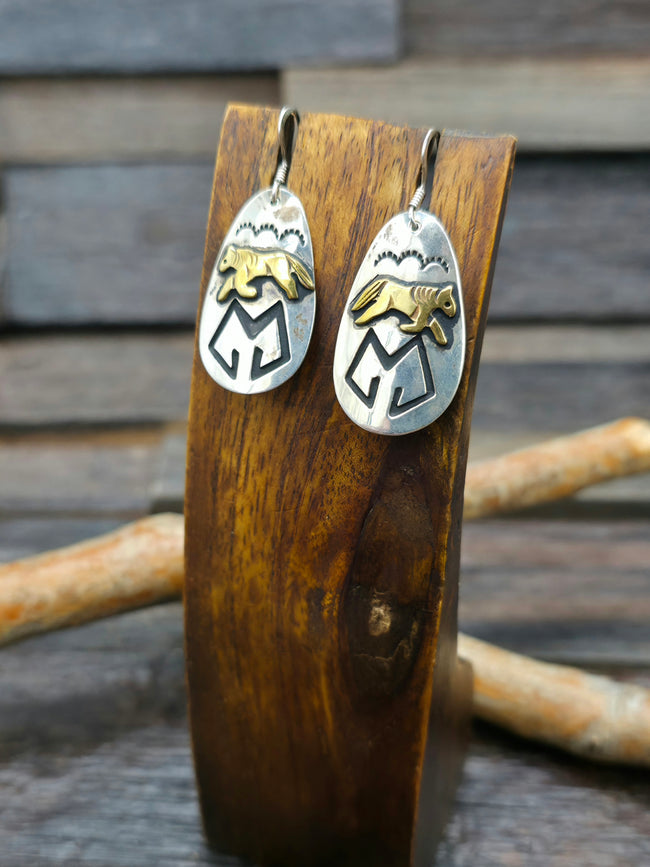 Running Horse Overlay Earrings by Rose Singer