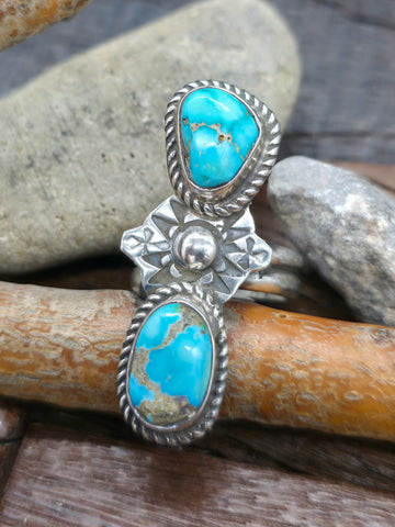 Art Earrings by Bill and Tracy Rabbit - Red Coyote