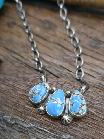 Oxidized Sterling Silver Bead Necklace - 18 in. 14 mm Bead