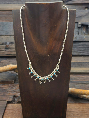 White Buffalo Pendant Necklace
