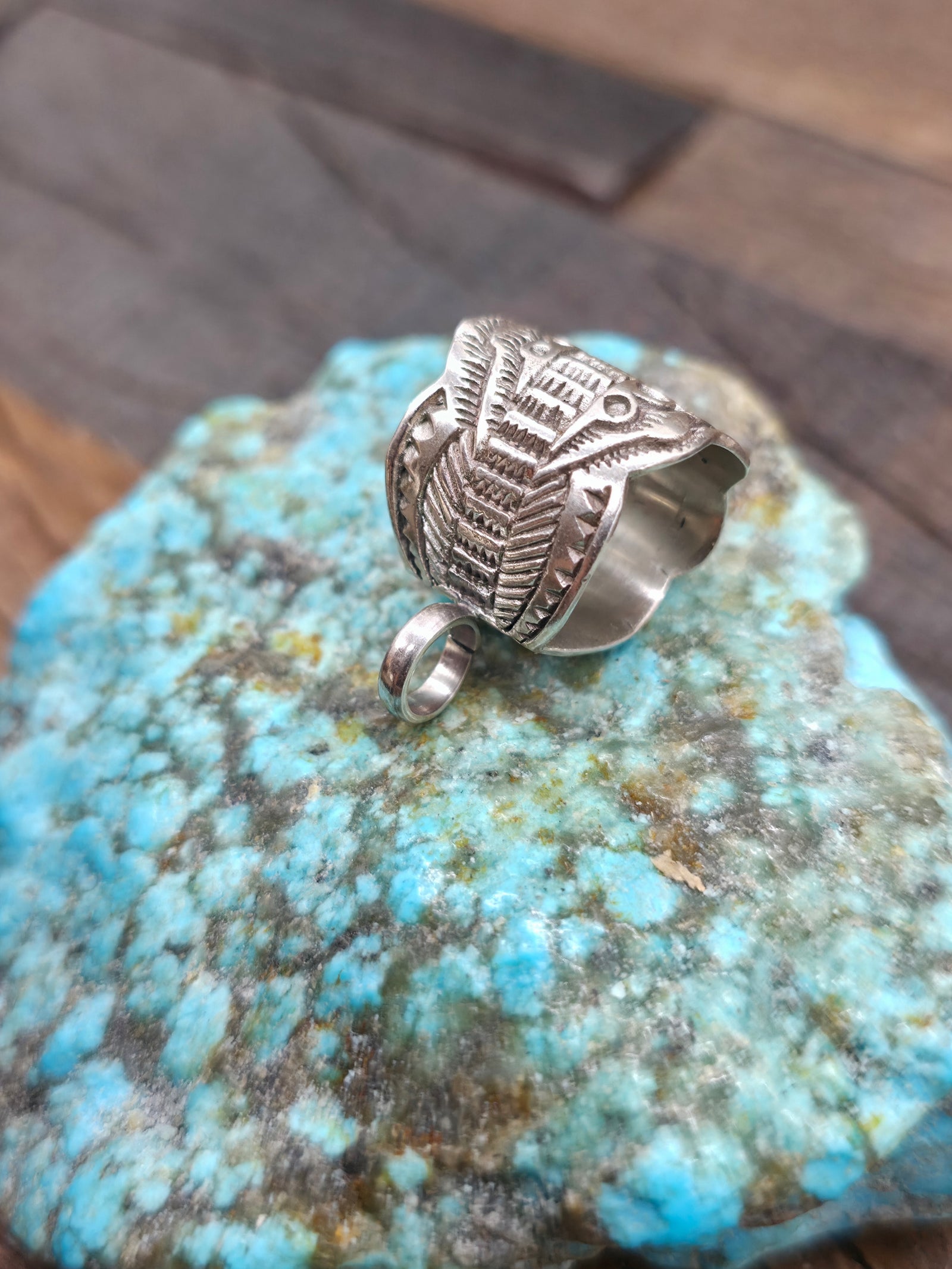 Stamped Sterling Silver Clip On Bail for 12 mm Beads