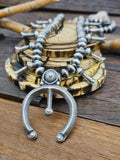 Sterling Silver Squash Blossom Necklace by Preston Haley