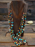 Four Strand Treasure Necklace by Helen Tsosie - 28
