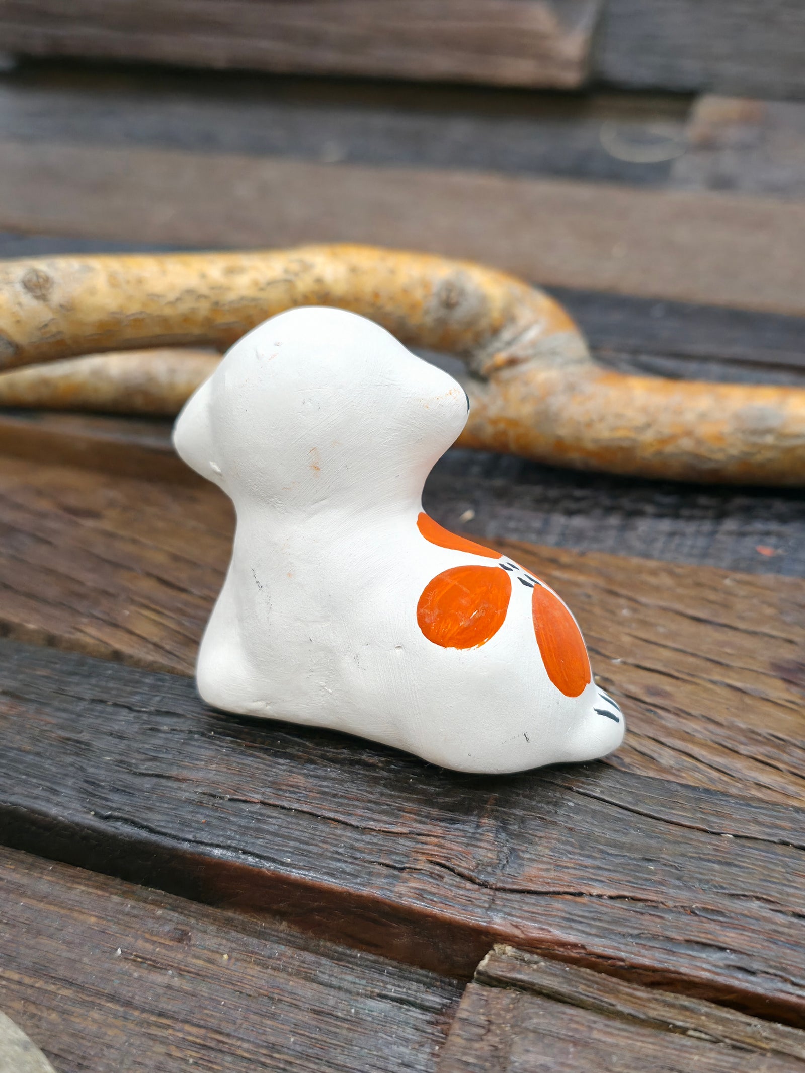 Mini Acoma Lamb with Flower