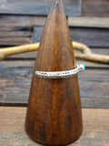 Cast Sterling Silver Blue Turquoise Cuff - 6 in.