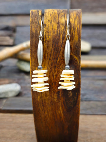 Vintage/Estate Green Turquoise Nugget Earrings