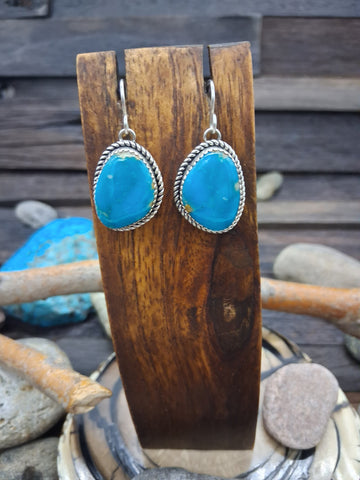 Sterling Silver Disc Bead Earrings by Bryannen Halwood