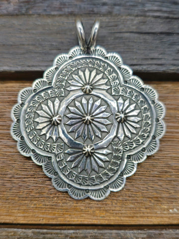Boulder Turquoise Teardrop Pendant