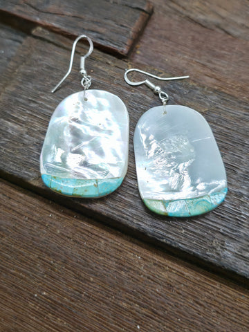 Round Stamped Sterling Silver Concha Earrings - 1 in.