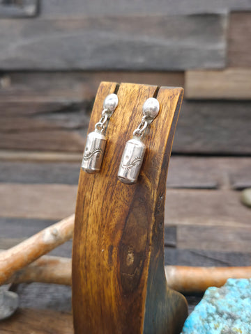 Turquoise Sterling Silver Mini Stud Earrings