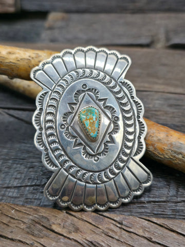 Four Piece Stamped Oxidized Sterling Silver Ranger Set