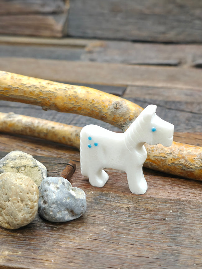 Hand Carved Horse Fetish by Todd Etsate