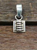Sterling Silver Thomas Charley Pendant 1 in.