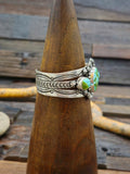 Sterling Silver Sonoran Turquoise Cuff by J. Nelson - 6 1/2 in.