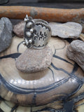 Sterling Silver Stamped Band Ring by Richard Jim
