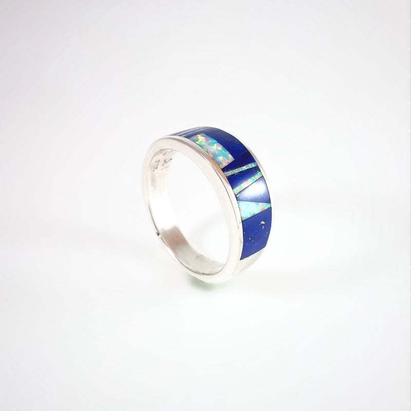 Lapis/Opal Inlay Ring
