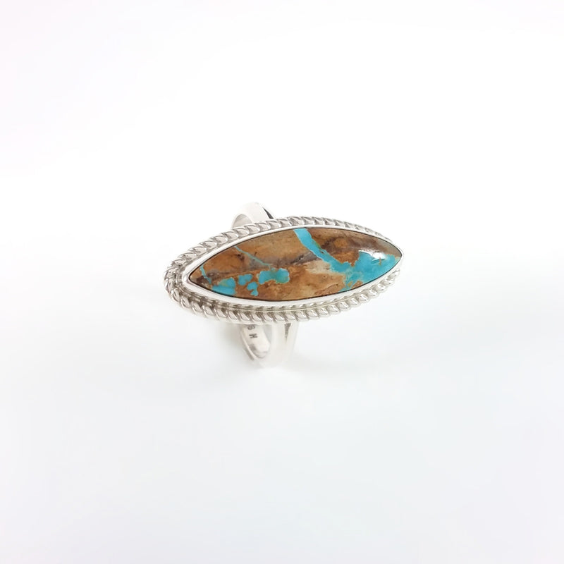 Boulder Turquoise Ring by Shirley Henry