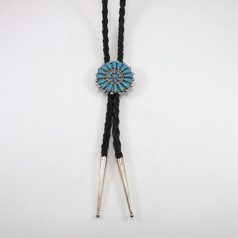 Turquoise Bear Claw Bolo