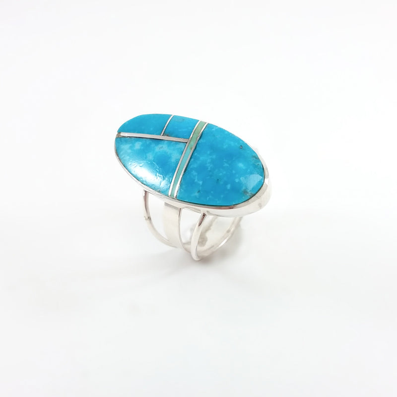 Navajo Turquoise Inlay Ring